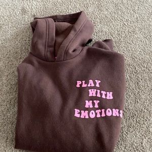 Edikted brown hoodie